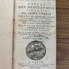 Abregé des meditations sur la vie de Jesus-Christ : pour tous les jours de l'année et pour les festes des saints : composées & divisées en quatre Parties, selon les quatre Saisons de l'année