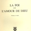 La foi en l’amour de Dieu