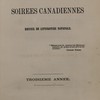 Les soirées canadiennes : recueil de littérature nationale