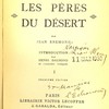Les pères du désert