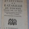 La vie et avantures de Lazarille de Tormes