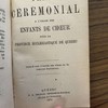 Petit cérémonial a l'usage des enfants de choeur pour la province ecclesiastique de Quebec