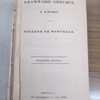 Grammaire grecque à l'usage du Collège de Montréal