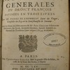 Maximes générales dv droict françois, divisées en trois livres