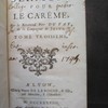 Sermons pour le carême