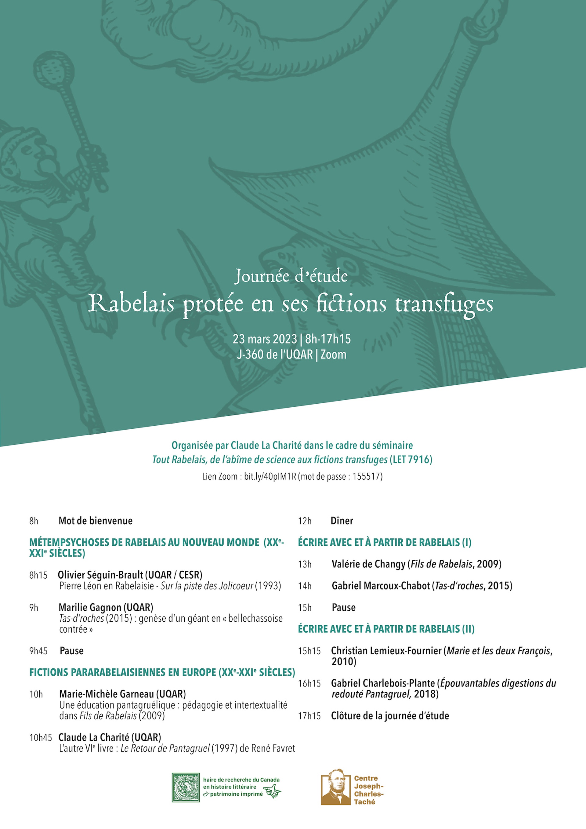 Rabelais protée en ses fictions transfuges