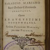 Paradisus eucharisticus in paradiso mariano sacri Ordinis Cisterciensis plantatus