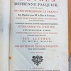 Les oeuvres d'Estienne Pasquier, contenant ses Recherches de la France ; son Plaidoyé pour M. le duc de Lorraine ; celuy de Me Versoris, pour les jésuites, contre l'Université de Paris ; clarorum virorum ad Steph. Pasquierium Carmina ; Epigrammatum libri sex ; Epitaphiorum liber ; Iconum liber, cum nonnullis Theod. Pasquierii in Francorum regum icones notis ; ses lettres ; ses oeuvres meslées ; et les lettres de Nicolas Pasquier, fils d'Estienne