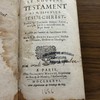 Le Nouveau Testament de N. Seigneur Jésus-Christ.