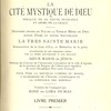 La cité mystique de Dieu.