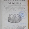 Praelectiones theologicae de sacramento Ordinis