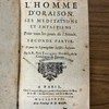 L'homme d'oraison. Ses meditations et entretiens. Pour tous les jours de l'Année