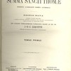 Summa sancti Thomae. Hodiernis academiarum moribus accomodata