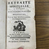 Retraite spirituelle à l'usage des communautés religieuses.