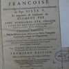 La saincte Bible françoise, selon la vulgaire Latine, reveüe par le commandement du Pape Sixte V. Et imprimée de l’authorité de Clément VIII. Avec sommaires sur chaque livre du Nouveau Testament extraicts des annales du Cardinal Baronius. Plus les Moyens pour discerner les Bibles Françoises Catholiques d'avec les Huguenotes, et l'explication des passages de l'escriture, selon le sens des Pères qui ont vescu avant et durant les quatre premiers Conciles Oecuménicques. Par Pierre Frizon, Pénitencier, et Cahnoine de l’Église de Reims