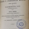 Biblia sacra, vulgatae editionis Sixti V pontificis maximi jussu recognita et Clementis VIII auctoritate edita