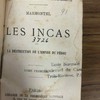 Les Incas ou la destruction de l'empire du Pérou