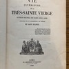 Vie intérieure de la Très-Sainte Vierge