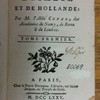 Voyages d'Italie et de Hollande