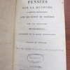 Pensées sur la méthode a observer présentement dans les écrits de religion