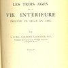 Les trois âges de la vie intérieure : prélude de celle du ciel