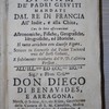 Il viaggio di Siam de' padri gesuiti mandati dal re di Francia all'Indie, e alla China, con le loro osseruazioni astronomiche, fisiche, geografiche, idrografiche ed istoriche : il tutto arrichito con diuerse figure