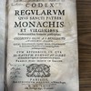 Codex regularum quas sancti patres monachis et virginibus sanctimonialibus servandas praescripsere