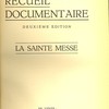 La sainte messe