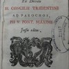 Catechismus ex decreto SS. Concilii Tridentini ad parochos, PII V. Pont. Maximi jussu editus