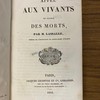 Appel aux vivants en faveur des morts