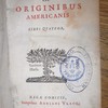 De originibus Americanis libri quatuor.