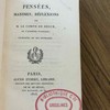 Pensées, maximes, réflexions : extraites de ses ouvrages