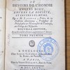 Traité de morale, ou, Devoirs de l'homme envers Dieu, envers la société, et envers lui-même