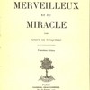 Introduction à l’étude du Merveilleux et du Miracle