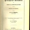 Relation abrégée de quelques missions des Pères de la Compagnie de Jésus dans la Nouvelle-France