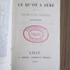On récolte ce qu'on a semé suivi de vertu passe richesse : proverbes