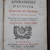 Les fables de Phèdre Affranchy d'Auguste, trad. en françois avec le latin à costé ; pour servir à bien entendre la longue latine & à bien traduire en françois