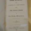Letters and sketches with a narrative of a year's residence among the Indian tribes of the Rocky mountains