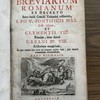 Breviarium Romanum ex decreto sacro sancti concilii tridentini restitutum, S. Pii V pontificis maximi jussu editum, et Clementis VIII et Urbani PP. VIII auctoritate recognitum