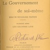 Le Gouvernement de soi-même