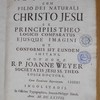 Filius Dei adoptivus cum filio Dei naturali Christo Jesu ex principiis theologicis comparatus ejusque imagini ut conformis sit eundem imitans