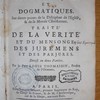 Traitez historiques et dogmatiques, sur divers points de la discipline de l'Église, & de la morale chrétienne. Traité de la verité et du mensonge ; des juremens et des parjures. Divisé en deux parties