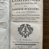 Conférences ecclésiastiques du diocèse d'Angers, sur les péchés, tenues dans les années 1760 et les suivantes.