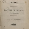 Exploration géologique du Canada : Rapport de progrès