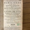 Instructions familieres sur les quatre parties du catéchisme romain