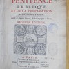 De la pénitence publique, et de la préparation à la communion