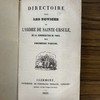 Directoire pour les novices de l'ordre de Sainte Ursule de la congrégation de Paris