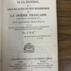 L'abeille poétique de la jeunesse, ou, Choix des sujets les plus remarquables de la poésie française ancienne et contemporaine, sous le rapport littéraire, moral et religieux, à l'usage de tous les établissements pour l'éducation de la jeunesse des deux sexes