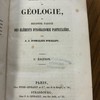 Éléments de géologie, ou Seconde partie des éléments d'inorganomie particulière