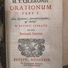 M. Tullii Ciceronis Orationum